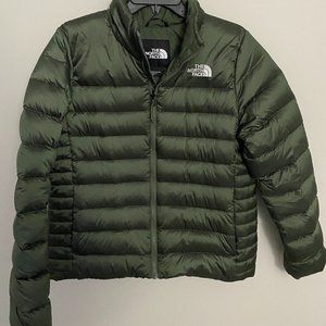 Green North Face Jacket